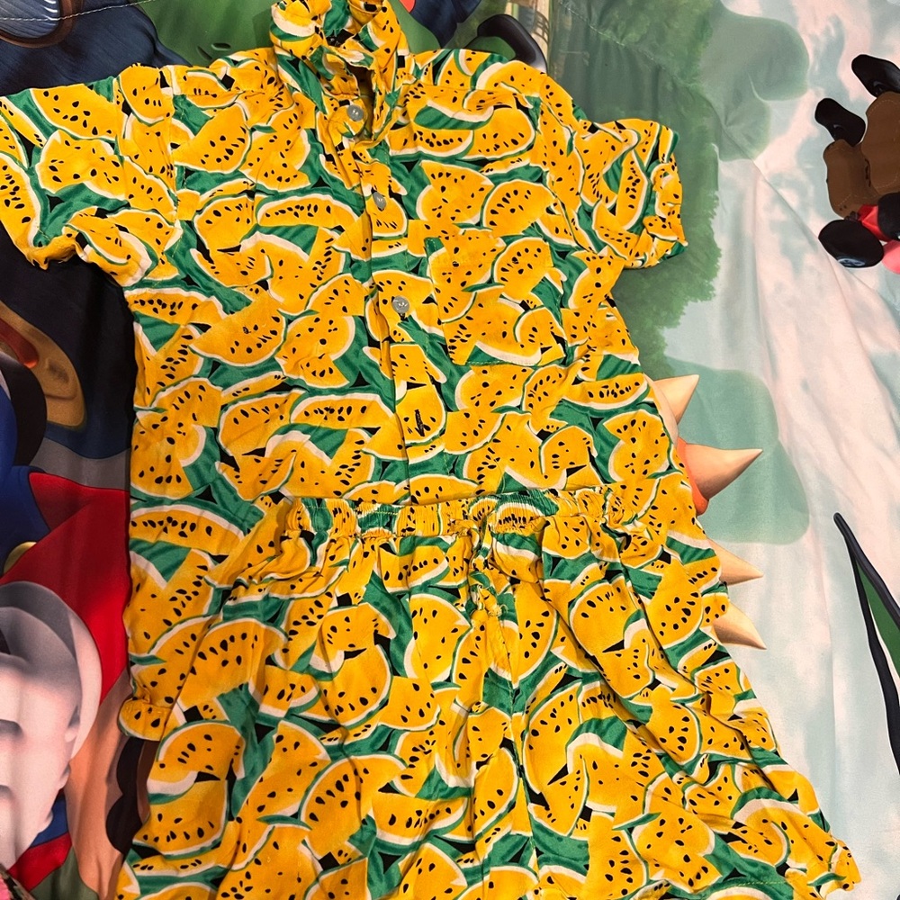 Set yellow watermelon toddler boy- 3T